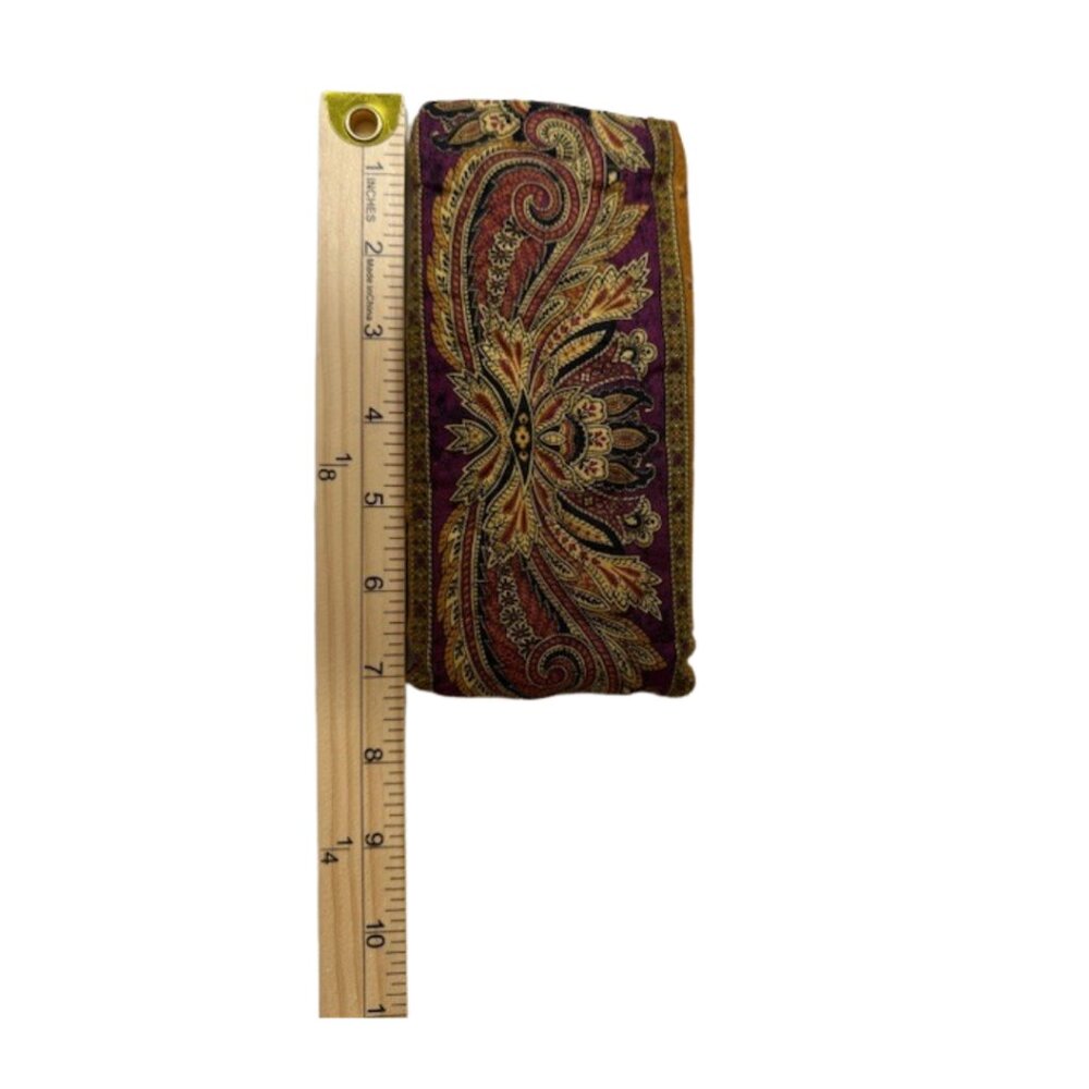 Vintage Style Paisley Eyeglass Case | Soft Protective Sleeve - Picture 3 of 3